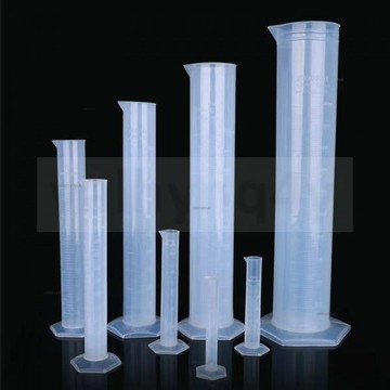 帶刻度量筒物理塑料實驗量杯耐高溫加厚500ml 1000ml大容量 刻度PP量筒 塑膠量筒 量器 油量杯# c886t