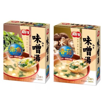 (低消$150出貨) 真好家 香菇味噌湯 / 柴魚味噌湯