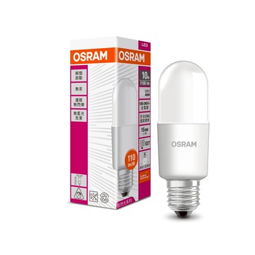 [凌騰科技]歐司朗OSRAM 10W  STICK LED G3 E27燈泡-自然光 4入組