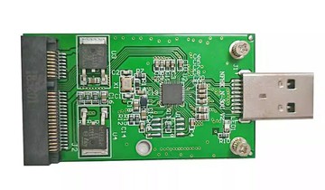 [5大陸直購] USB 3.0 to mSATA SSD adapter card mSATA固態盤轉USB 3.0轉接卡 E319571