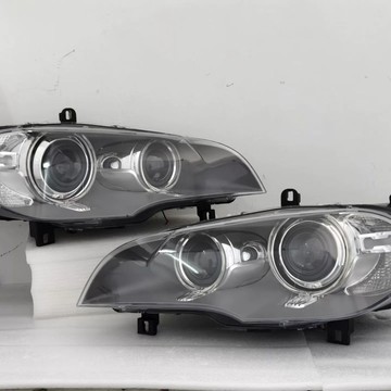 （質量保固）10-14款BMWX5 E70 氙氣帶LED大燈原廠大燈總成原裝前大燈頭燈