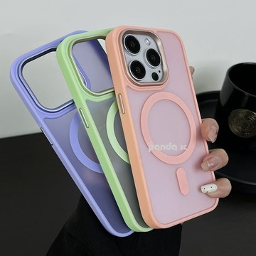 簡約 磁吸 磨砂防指紋 適用於 iPhone 17 16 15 14 13 12 11 Pro max 手機殼 防摔殼