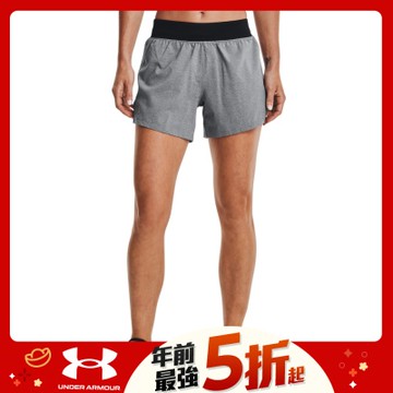 【UNDER ARMOUR】女 5 Launch短褲_1342841-001