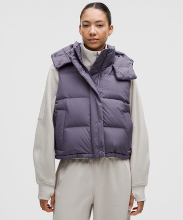 Wunder Puff 600-Down-Fill Cropped Vest Size 10