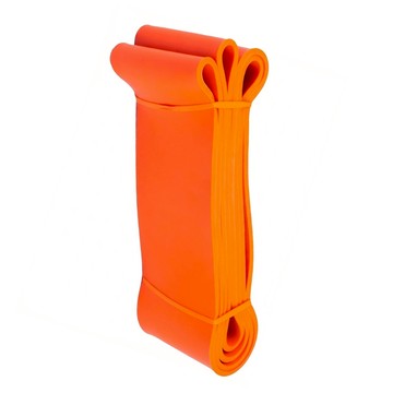 三次方 乳膠彈力繩 天然乳膠材質 專業健身適用  橘色  2080 x 45 x 4.5mm  1條