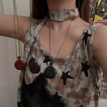 【台灣公司 可打統編】免運 復古新中式木質酒壺黑繩長款項鏈女個性獨特氣質百搭頸鏈毛衣鏈 可開發票 全館五折 工廠現貨直銷 新品特價 z9211