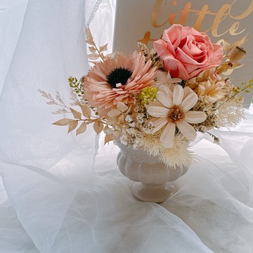 芙洛拉圓舞曲 乾燥花 乾燥花盆 永生盆花 畢業禮物 花禮 永生花