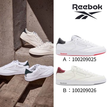 【Reebok】40th紀念款 CLUB C 85 VINTAGE 網球鞋_男/女_兩色任選100209026官方旗艦店