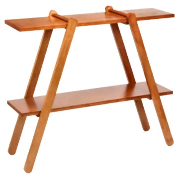 HomeMax A型松木雙層置物架  90 x 24 x 77cm  2層