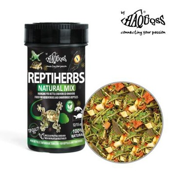 HAQUOSS 義大利海酷 爬蟲綜合蔬果飼料 1000ml 適用陸龜 草食性爬行動物