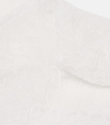 David Koma Lace gloves with ruffles
