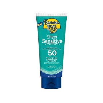 美國🇺🇸境內版 Banana Boat Sheer Sensitive 敏感肌防曬乳 SPF50 177ml