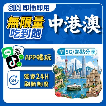 【飛網科技】中港澳短天數 ３~20天上網卡 中國網卡 香港網卡 澳門網卡 中港澳 SIM 現貨供應中 免翻墻 中港澳網卡