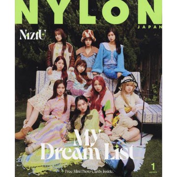 NYLON JAPAN 1月號2022附NiziU雙面卡片
