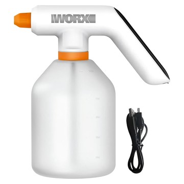 WORX 威克士 台灣公司貨 3.6V鋰電霧化噴壺 電噴壺 含USB數據線  透明色  1個
