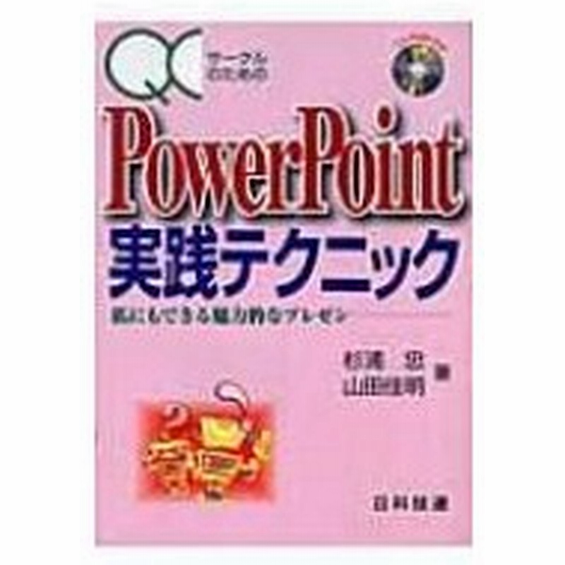 Qcサークルのためのpowerpoint実践テクニック 私にもできる魅力的なプレゼン 杉浦忠 本 通販 Lineポイント最大0 5 Get Lineショッピング