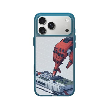 iPhone 17 Pro Max Clear (相機按鈕) 夜幕藍 - Davey Perkins - MX-76