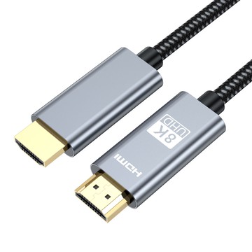 8K高清線hdmi2.1數據線電腦電視投影連接線PS5編織hdmi線廠家批發【Snowbelle優選】