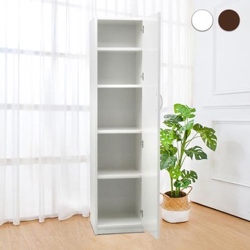 Boden-1.6尺一門多用途防水塑鋼收納櫃/置物櫃(兩色可選)