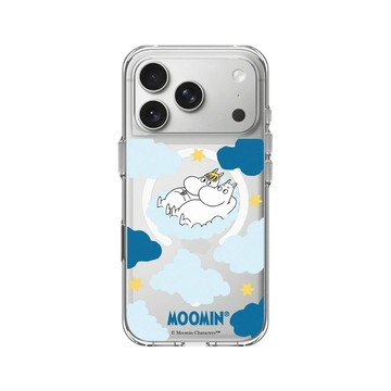 RHINOSHIELD iPhone 17/Air/Pro/Pro Max Clear MagSafe兼容 防摔磁吸手機殼｜姆明Moomin-Moomin＆歌妮-雲上小戀曲