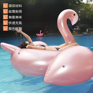 玩水必備🏖️水上充氣坐騎 獨角獸天鵝鯨魚泳圈 充氣浮排浮床 海邊戲水 泳池玩具 交換禮物 火烈鳥大人游泳圈女成年人水上