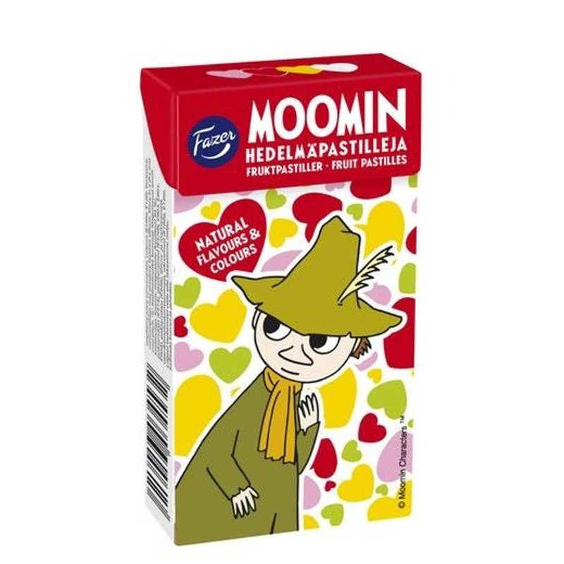 Fazer Moomin ファッツェル ムーミン フルーツ味 パステリキャンディ グミ 1 箱 x 40g フィンランドのお菓子です 通販  LINEポイント最大0.5%GET | LINEショッピング