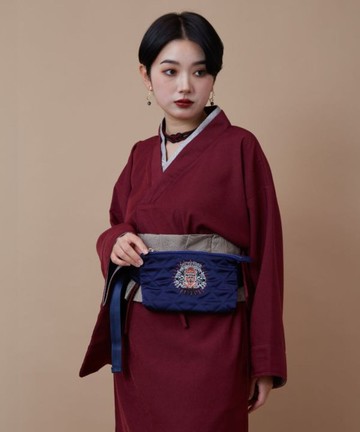 【熱門預購】神使刺繡和風斜背 腰掛包 (3色) 7CRP6110