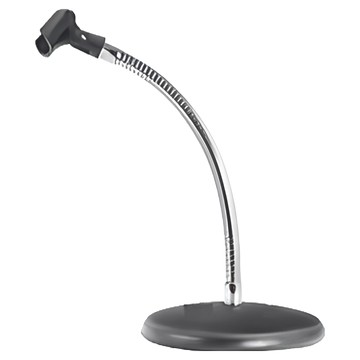 KingRosa 桌上型麥克風架 鑄鐵底座 台灣製  K-801  黑色 + 銀色  1個