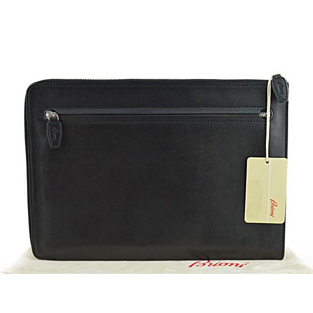 ◇ブリオーニ◇未使用品 レザー クラッチバッグ ドキュメント