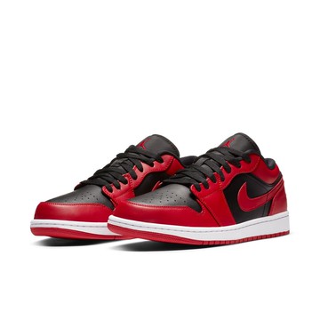 NIKE AIR JORDAN 1 LOW 男鞋 黑紅-553558606