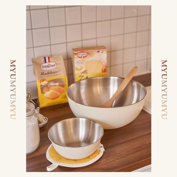 隔日到貨｜不鏽鋼調理盆 帶刻度瀝水料理盆 烘焙用具 洗菜盆 打蛋盆 廚房多功能盆組｜MYUMYU 沐慕家居 台灣