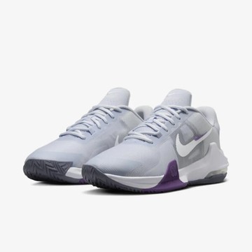 NIKE AIR MAX IMPACT 4男籃球鞋 白紫