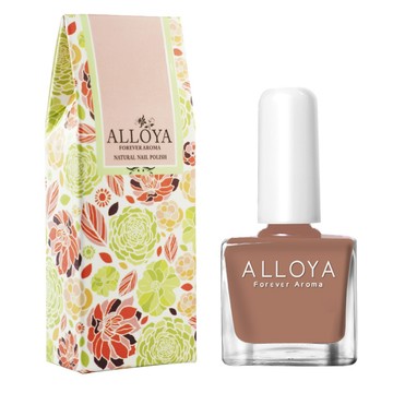 ALLOYA 愛若雅 香氛水指彩甲油  061 時尚奶茶  10ml  1瓶