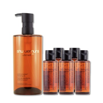 《Shu Uemura 植村秀》山茶花精萃奢養潔顏油 450ML + 50ML x 5