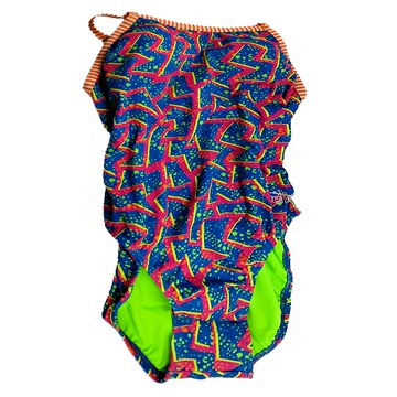 dolfin uglies 女泳衣  38  Tokyo 藍色 + 紅色 + 綠色  1件