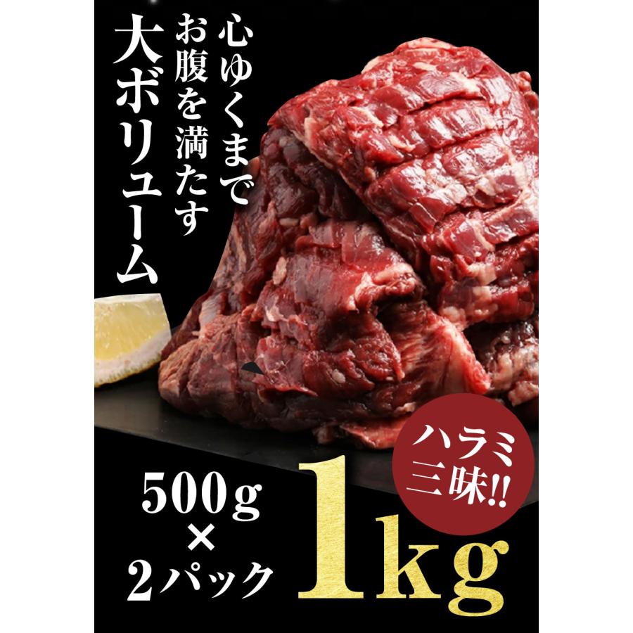 ハラミ 1kg 焼肉 はらみ 牛はらみ 厚切りハラミ 肉 ハラミステーキ 