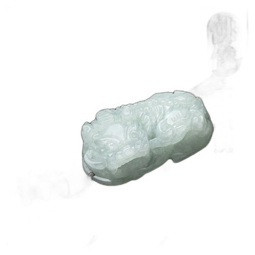 KT DADA 翡翠貔貅 玉石項鍊 保平安 小眾設計 冰種翡翠 護身符 辟邪 禮物008