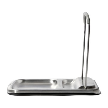 OXO 直立式鍋蓋餐具架 可折疊易收納 耐熱200°C 304不鏽鋼本體  1個
