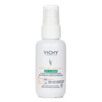 Vichy 薇姿 Capital Soleil UV Clear 抗瑕防曬水乳 SPF 50 (所有膚質適用) 40ml-保濕及護理