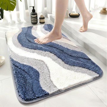 【強吸水防滑】浴室地墊 衛生間腳墊 吸水墊 防滑墊 門墊 地毯 加厚植絨材質 速幹易清洗 多尺寸可選 家用必備