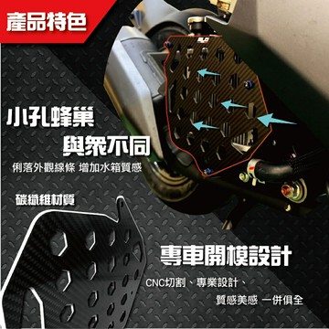 SLO【水箱護罩】SYM 三陽 MMBCU 曼巴 DRG JETSL 碳纖維 水箱護罩 蜂巢 水箱護片