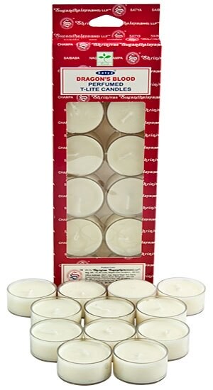 [綺異館] 印度 賽巴巴香氛蠟燭 12入 玫瑰/白鼠尾草/廣藿香/檀香等 舒緩迷人 精油蠟燭 Satya candle  0