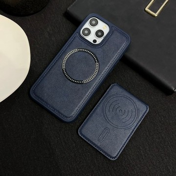 17磁吸卡包手機殼 支架防摔保護殼 適用 蘋果 手機殼 iPhone 16 15 14 13 12 11 Pro Max