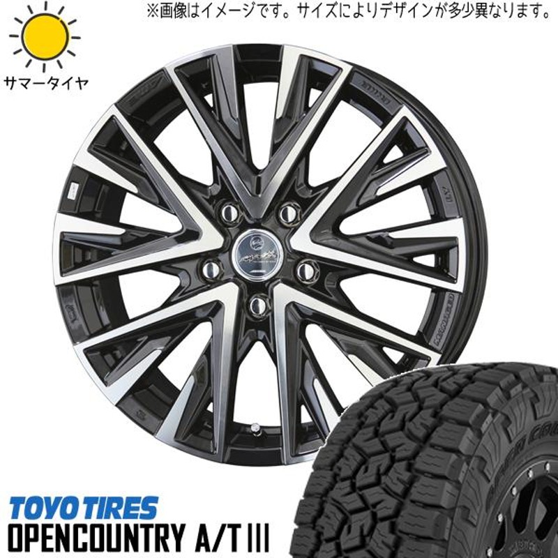 TOYO TIRES 225/65R17 サマータイヤホイールセット レガシィ etc (TOYO OPENCOUNTRY AT EX & BARKLEYHARDROCK RIZARD 5穴 114.3)