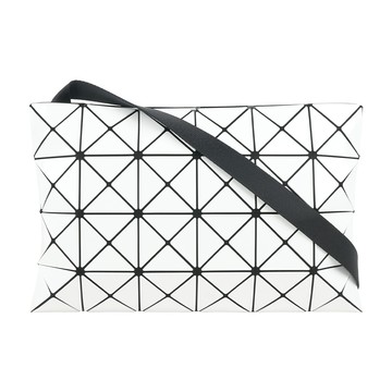 ISSEY MIYAKE BAO BAO LUCENT 4X6 拉鍊斜背包(白色) AG054 01