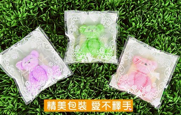 小熊手工皂，喜糖袋/糖果袋/囍糖/手工皂/小袋子/婚宴喜慶，X射線【Y040009】
