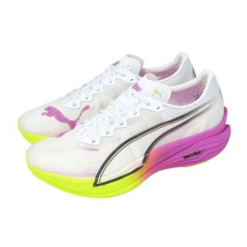Puma 競速跑鞋 Deviate Nitro Elite 3 男鞋 白 紫 氮氣中底 309809-05