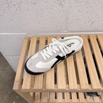 DONGCHICHI韓國製阿甘德訓鞋 穆勒鞋 半拖鞋 休閒鞋 帆布鞋 韓國鞋 黑色穆勒款 C416