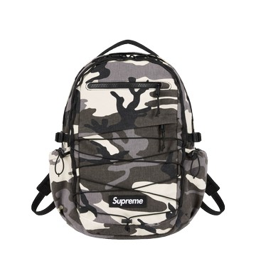 SUPREME LOGO BACKPACK (SS25) SNOW CAMO