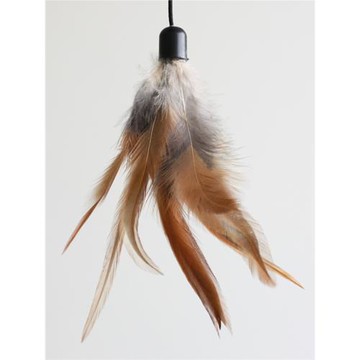 嬌嬌貓逗貓玩具不干膠可粘貓咪吊件套裝可愛動物羽毛替換套裝